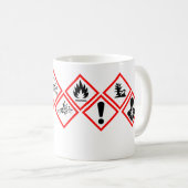 Osha Hazard Warnungen Tasse (VorderseiteRechts)