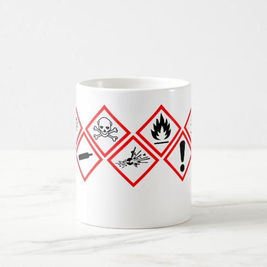 Osha Hazard Warnungen Tasse (Mittel)