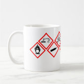 Osha Hazard Warnungen Tasse (Links)