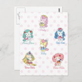 Osharena Pony Kawaii Friends Postcard Postkarte (Vorne/Hinten)