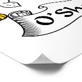 O'Shaughnessy Familienwappen Poster (Ecke)