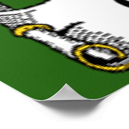 O'Shea Coat of Arms Irish Flag Print Poster (Ecke)