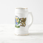 O'Shee/Shea Irish Shield Beer Stein Bierglas (VorderseiteRechts)