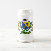 O'Shee/Shea Irish Shield Beer Stein Bierglas (Mittel)