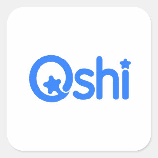 Oshi-Aufkleber Quadratischer Aufkleber