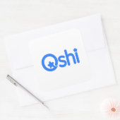 Oshi-Aufkleber Quadratischer Aufkleber (Umschlag)