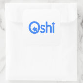 Oshi-Aufkleber Quadratischer Aufkleber (Tasche)