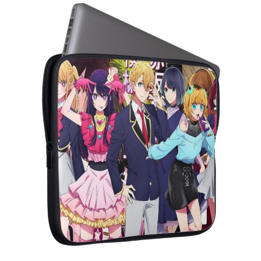 Oshi no Ko: Notebook-Tasche der Hauptdarsteller Laptopschutzhülle (Vorne Rechts)
