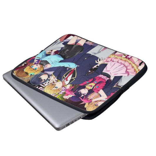 Oshi no Ko: Notebook-Tasche der Hauptdarsteller Laptopschutzhülle (Vorne Knopf)