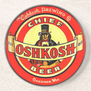 Oshkosh-Bier Oshkosh Wisconsin - SteinUntersetzer Getränkeuntersetzer