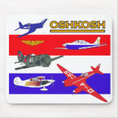 Oshkosh-Mausunterlage Mousepad (Vorne)