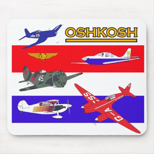 Oshkosh-Mausunterlage Mousepad (Vorne)
