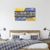 Oshkosh, Wisconsin - Große Buchstabenszenen Leinwanddruck (Insitu (Schlafzimmer))