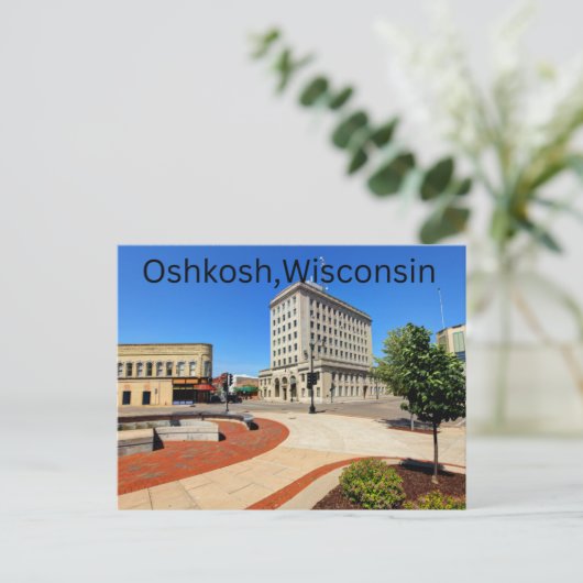 Oshkosh, Wisconsin Postcard Postkarte (Stehend Vorderseite)