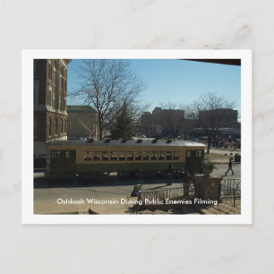 Oshkosh Wisconsin während der öffentlichen Feinde Postkarte
