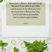 Osho Geschirrtuch (Gefaltet)