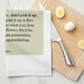 Osho Geschirrtuch (Viertel Falte)