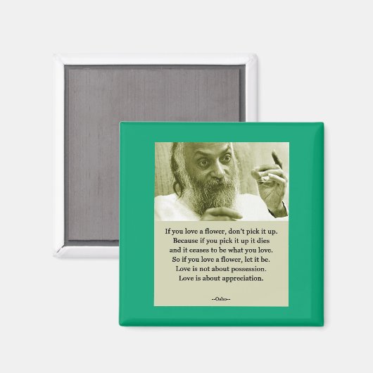 Osho Magnet (Vorderseite/Rückseite)