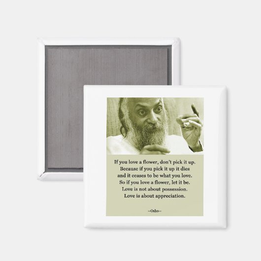 Osho Magnet (Vorderseite/Rückseite)