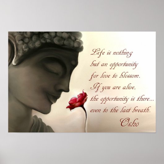 Osho Quote Poster (Vorne)