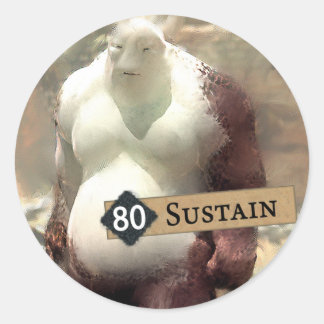 Oshooga Runder Aufkleber