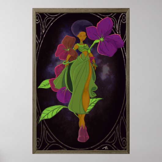 Oshun Afrikanisches Poster (Vorne)