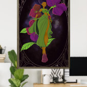 Oshun Afrikanisches Poster (Heimbüro)