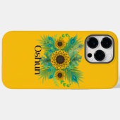 Oshun Goddess Sunblumen Case-Mate iPhone Hülle (Rückseite (Horizontal))