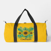 Oshun Goddess Sunblumen Duffle Bag (Vorderseite)