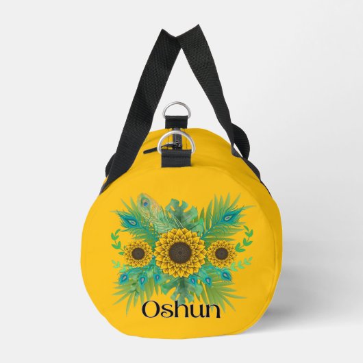 Oshun Goddess Sunblumen Duffle Bag (Links)