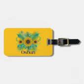 Oshun Goddess Sunblumen Gepäckanhänger (Vorderseite horizontal)