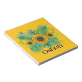 Oshun Goddess Sunblumen Notizblock (angewinkelt)