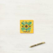 Oshun Goddess Sunblumen Post-it Klebezettel (Auf Schreibtisch)