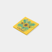 Oshun Goddess Sunblumen Post-it Klebezettel (angewinkelt)