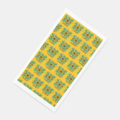 Oshun Goddess Sunblumen Serviette (Ecke)