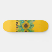 Oshun Goddess Sunblumen Skateboard (Horizontal)