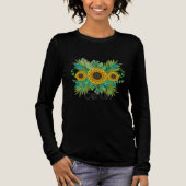 Oshun Goddess Sunblumen Tri-Blend Shirt (Vorderseite)