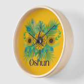 Oshun Goddess Sunblumen Uhr (Winkel)