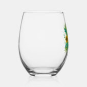 Oshun Goddess Sunblumen Weinglas Ohne Stiel (Rechts)