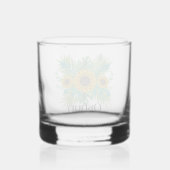 Oshun Goddess Sunblumen Whiskyglas (Rückseite)