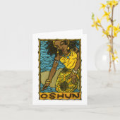 Oshun Karte (Gelbe Blume)