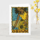 Oshun Karte (Gelbe Blume)