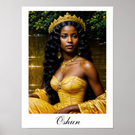Oshun Orisha - African Goddess Poster