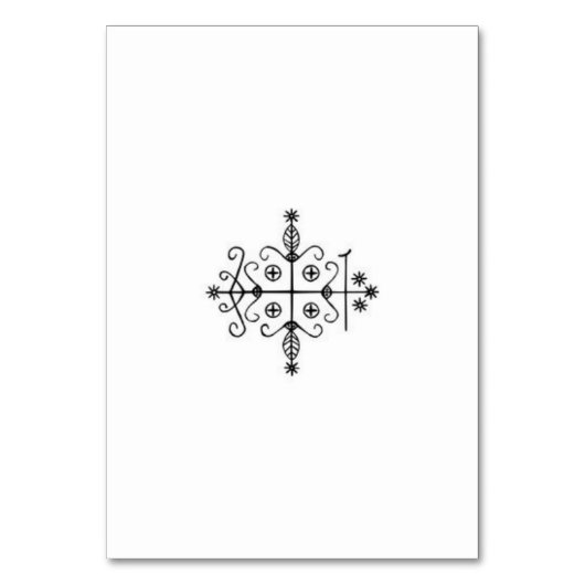 Oshun-Table-Karte Tischnummer (Rückseite)