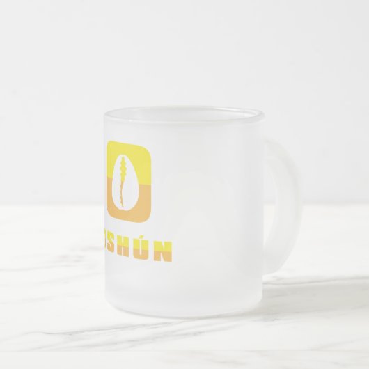 Oshun-Tee und Honig Mattglastasse (VorderseiteRechts)