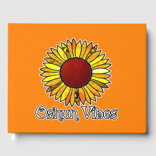 Oshun Vibes Gästebuch (Vorderseite)