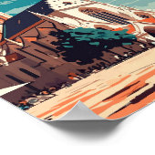 Osijek Croatia Kunst, Dichtung und Musik Poster (Ecke)