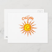 Osijek, Kroatien Postkarte (Vorne/Hinten)