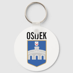 Osijek Wappen, Kroatien Schlüsselanhänger