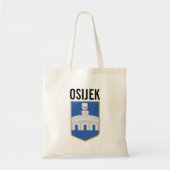 Osijek Wappen, Kroatien Tragetasche (Vorne)